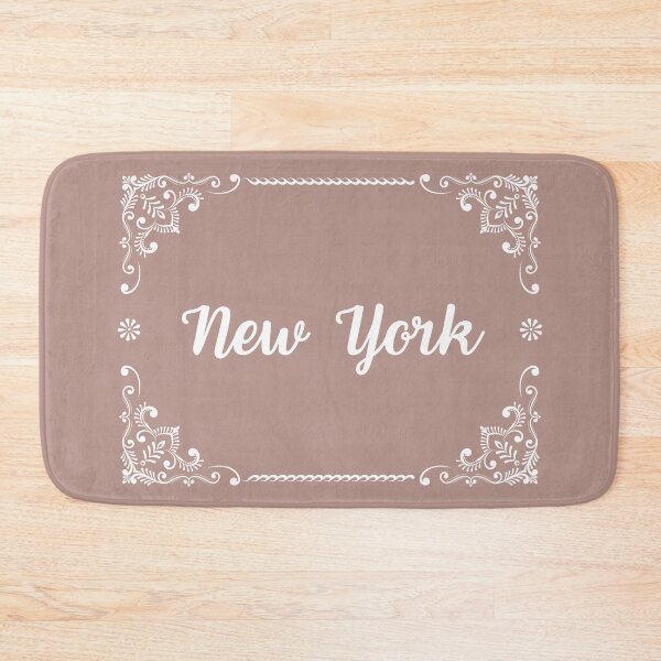 Item preview, New York - Monogram Boho Style (Pastel Pink) designed and sold by CityCollection.
