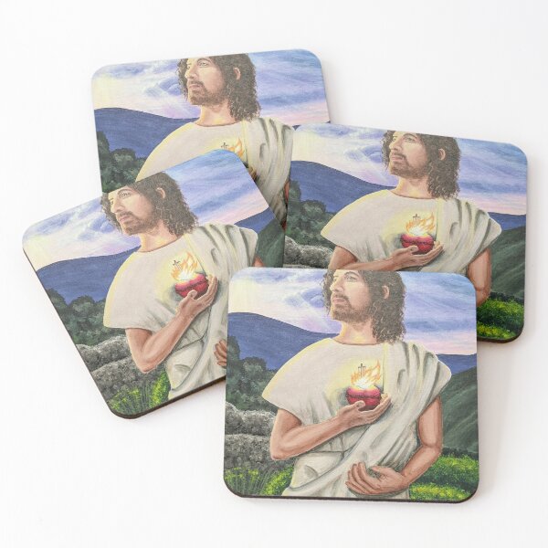 Item preview, Jesus with Sacred Heart designed and sold by craftyklutz.