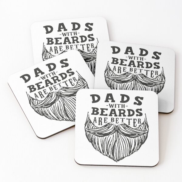 Item preview, Dads With Beards Are Better-FUNNY AND CUTE GIFT FOR DADS designed and sold by Aminepop.