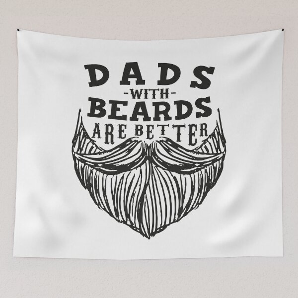 Item preview, Dads With Beards Are Better-FUNNY AND CUTE GIFT FOR DADS designed and sold by Aminepop.