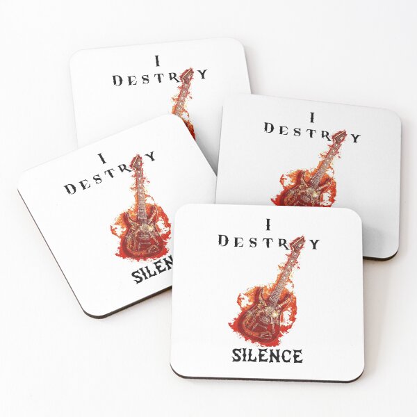 Item preview, I destroy silence Guitar designed and sold by The Full Cart.