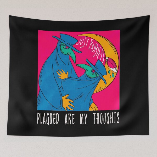 Item preview, Plagued Are My Thoughts designed and sold by AnnieBolton.