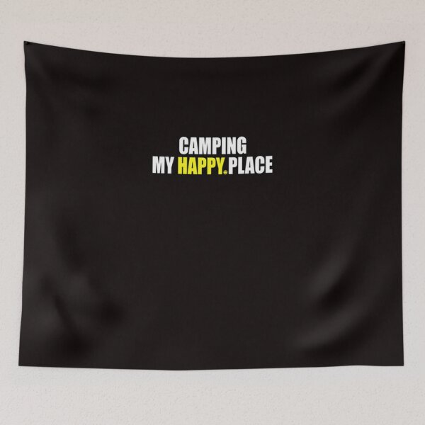 Item preview, Camping my happy place designed and sold by DR-STORE.