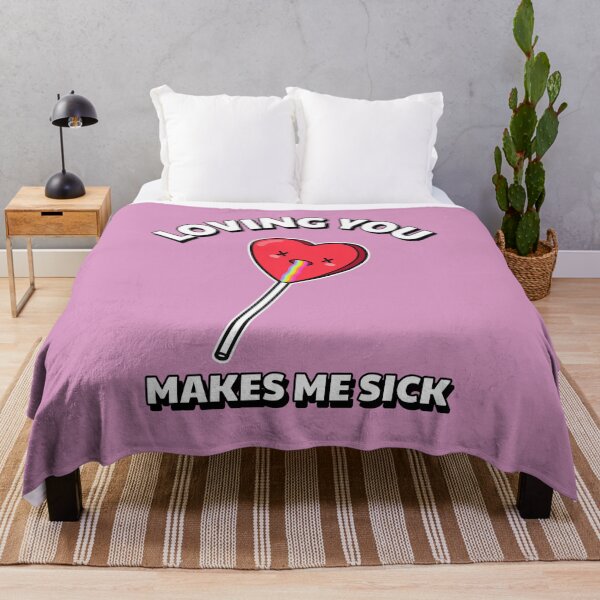 Item preview, Loving you makes me sick funny valentine designed and sold by Vanissa Berg.
