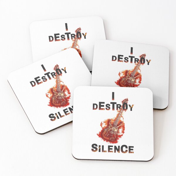 Item preview, I Destroy Silence designed and sold by The Full Cart.