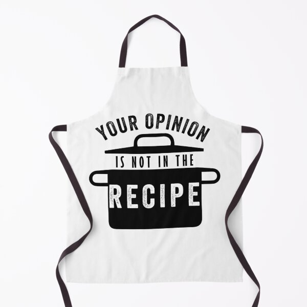 Vista previa del artículo con la obra «tu opinión no está en la receta», diseñado y vendido por Ashi17.