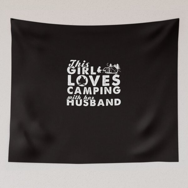 Item preview, This girl loves camping with her husband designed and sold by DR-STORE.