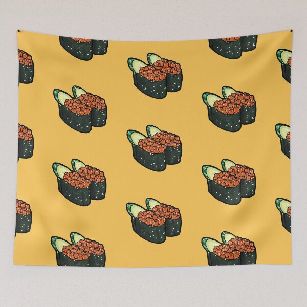 Item preview, Pattern of Ikura sushi Japanese salmon roe japanese food designed and sold by JCT Momo.