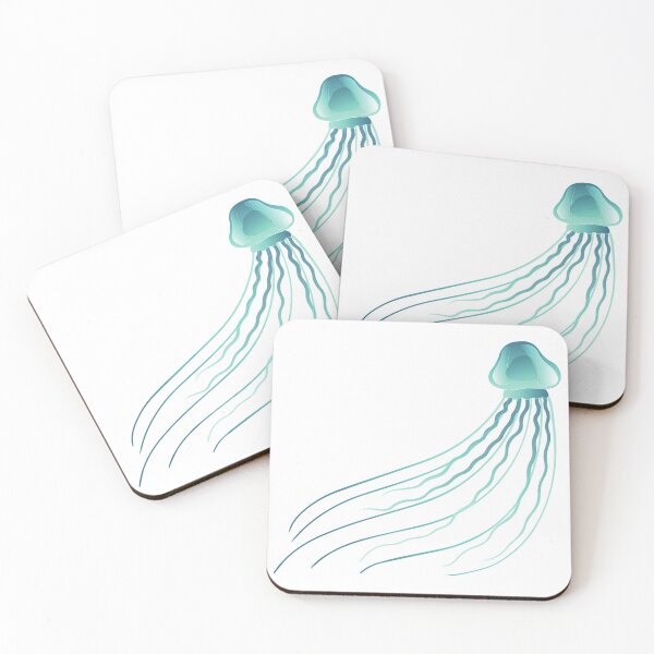 Item preview, Green Jellyfish Underwater Marine Animal  designed and sold by treasure-crafts.