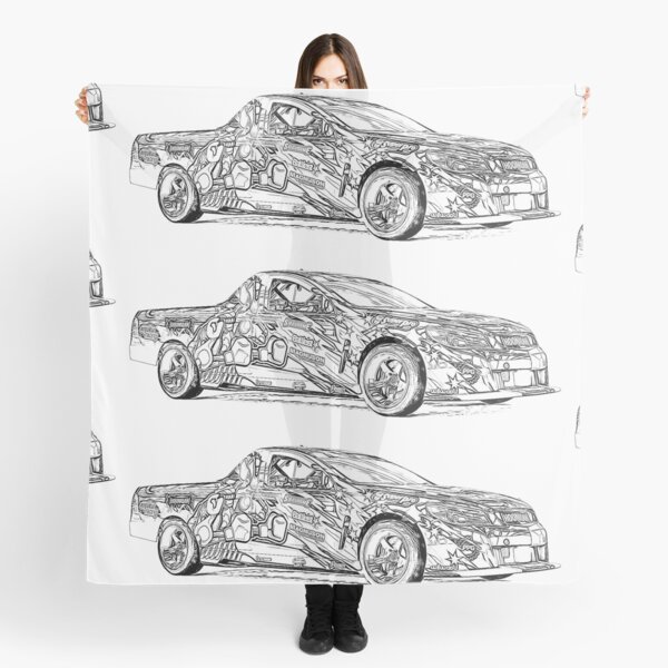 Aperçu de l'œuvre Maloo Drift Wireframe créée et vendue par Auto-Prints.