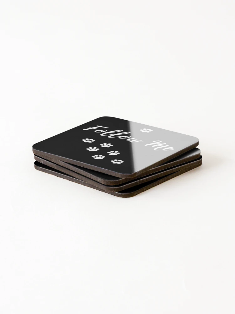 Thumbnail 4 of 5, Coasters (Set of 4), Follow Me designed and sold by Rrrainbow.