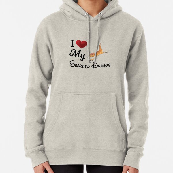 I Love My Bearded Dragon Funny Bearded Dragon T-shirt Gift Pullover Hoodie