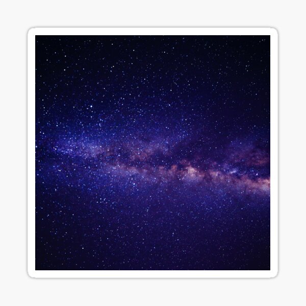 Galaxy and Universe side by side - all one Sticker