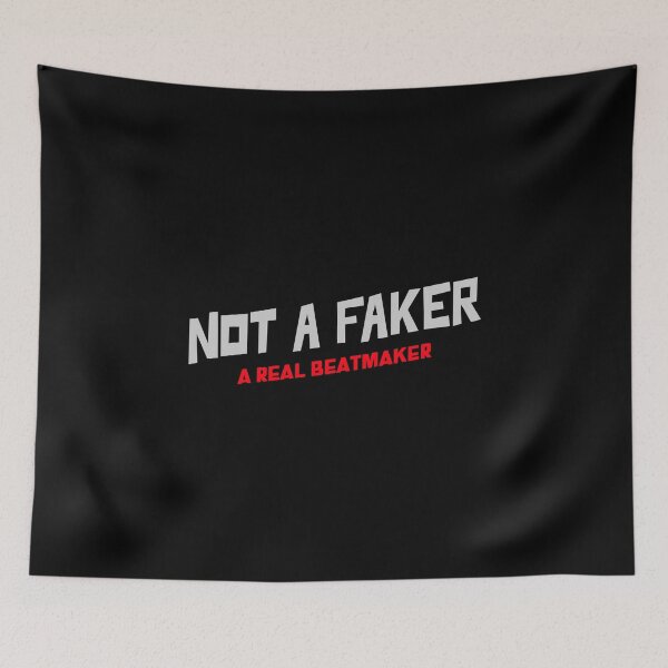 Item preview, Not A Faker A Real Beatmaker, Music Producer designed and sold by ilovetshirts87.