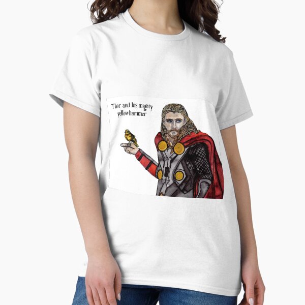 Thor and his mighty yellowhammer Classic T-Shirt