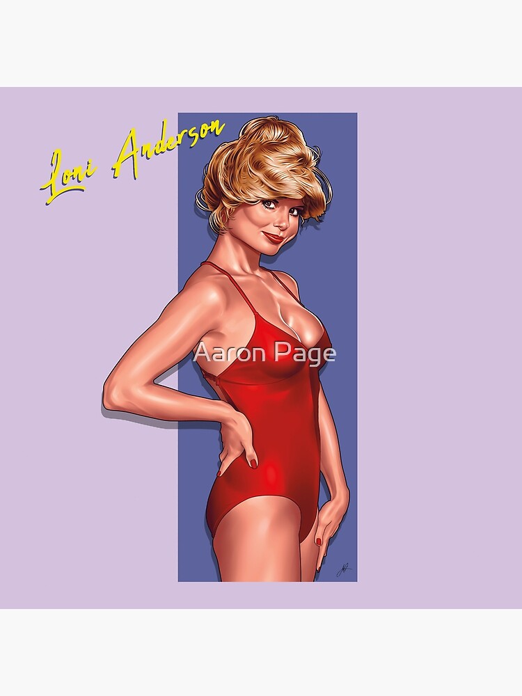 Loni Anderson Art Board Print