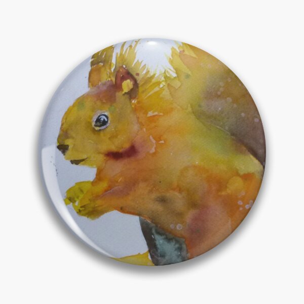 Item preview, Red squirrel - animal art designed and sold by joelle Guillaume.