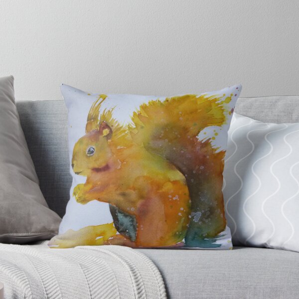 Item preview, Red squirrel - animal art designed and sold by joelle Guillaume.