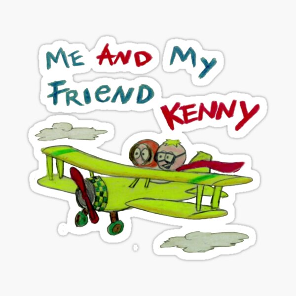 Vista previa del artículo con la obra «Yo y mi amigo Kenny (Butters y Kenny)», diseñado y vendido por angelswarm.
