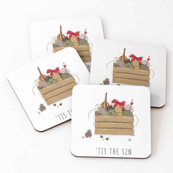 Item preview, Tis the SZN Christmas crate with bauble designed and sold by Milatoo.