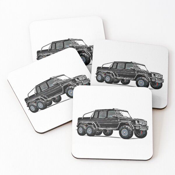 Item preview, G63 6X6 Truck Cartoon designed and sold by Auto-Prints.