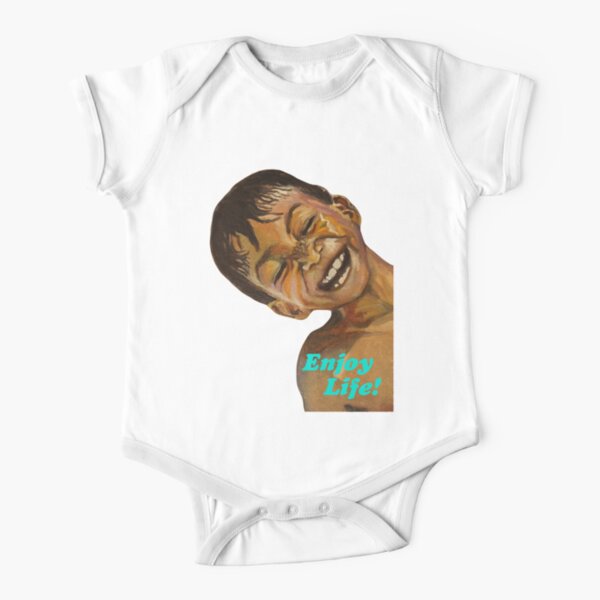 Peekaboo - Quotes Short Sleeve Baby One-Piece