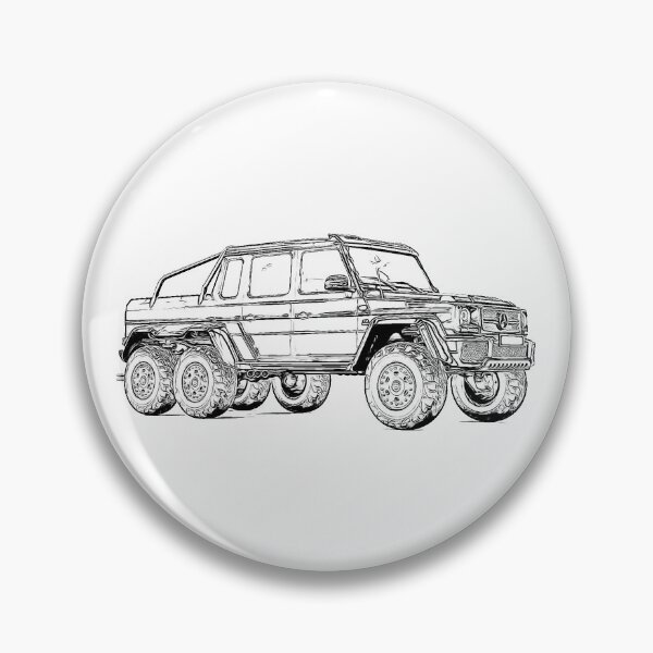 Item preview, G63 6X6 Truck Wireframe designed and sold by Auto-Prints.