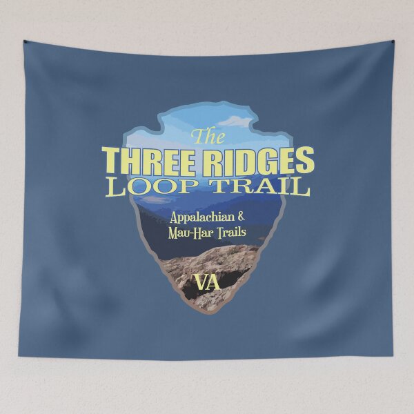 Item preview, Three Ridges Loop Trail (arrowhead) designed and sold by curranmorgan.