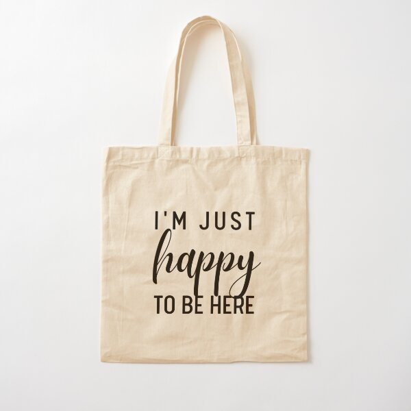 Happy Quotes Totes - Be Bright, Be Happy, Be You Yellow Tote Bag