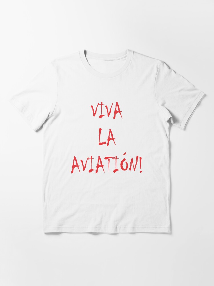 Alternate view of Model 32 - Viva La Aviation Essential T-Shirt