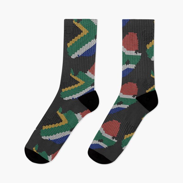 Item preview, South Africa Flag Map Traditional BeadWork Effect designed and sold by d247.