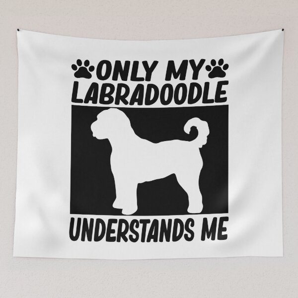 Item preview, only my labradoodle understands me funny labradoodle dog lover gift designed and sold by alaechamlal.