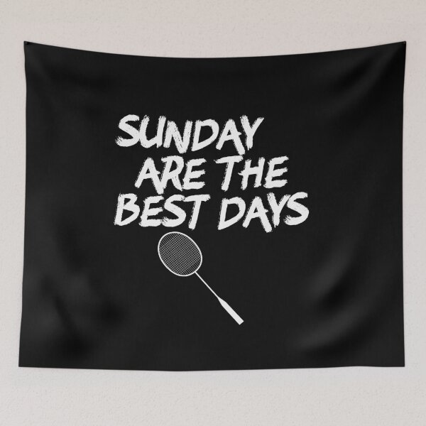Item preview, Badminton Lovers Sunday Are The Best Days designed and sold by Akmloza.