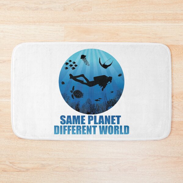 Item preview, Same Planet Different World Deep Water Diving designed and sold by TheInkElephant.
