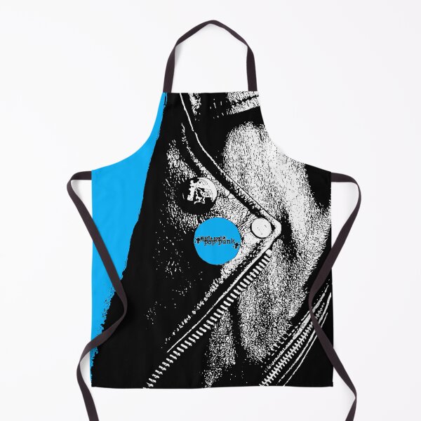 Item preview, Middle Aged Pop Punk Leather Jacket (Blue Shirt) designed and sold by Getonboardman.