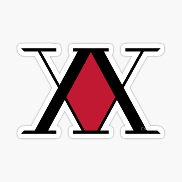 logo de hunter Sticker fini brillant