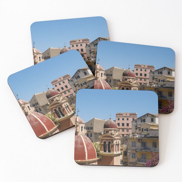 Item preview, Red domes and rooftops of Kerkyra / Corfu, Greece designed and sold by VadimK.