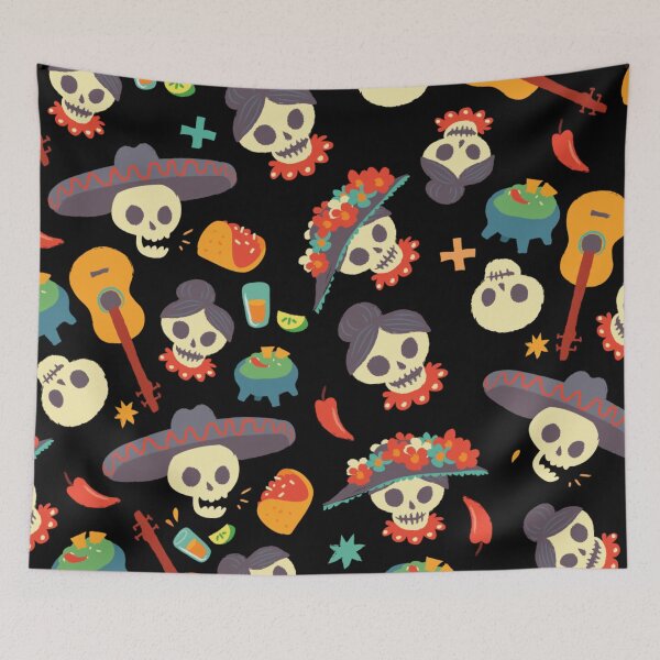 Item preview, Dia De Los Muertos Pattern designed and sold by joabaj.