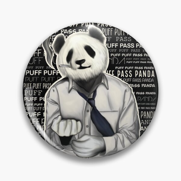 Item preview, Puff Puff Pass Panda Happy 420 Kiffer Business motif designed and sold by Chutneys.