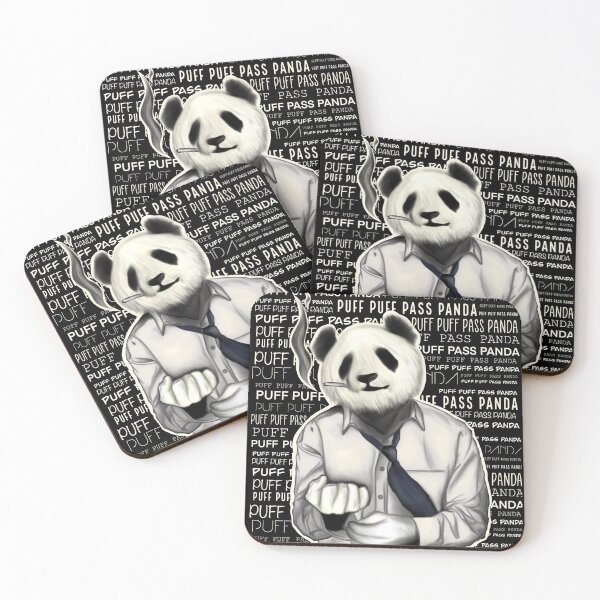 Item preview, Puff Puff Pass Panda Happy 420 Kiffer Business motif designed and sold by Chutneys.