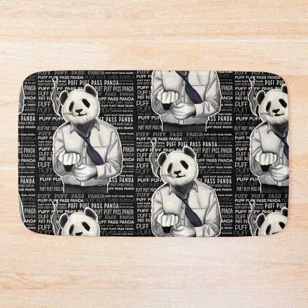 Item preview, Puff Puff Pass Panda Happy 420 Kiffer Business motif designed and sold by Chutneys.