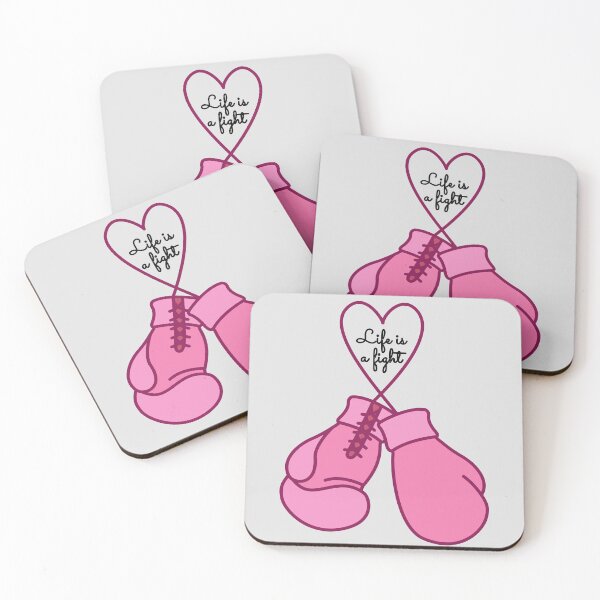 Item preview, Life is a fight. Female boxer. Boxing girl designed and sold by soniaaseguin.