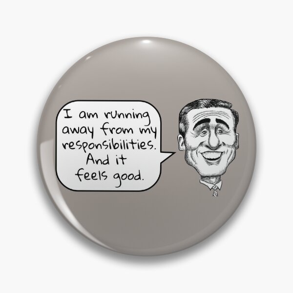 Item preview, The Office: Michael Scott on Responsibility designed and sold by BatemanBranding.