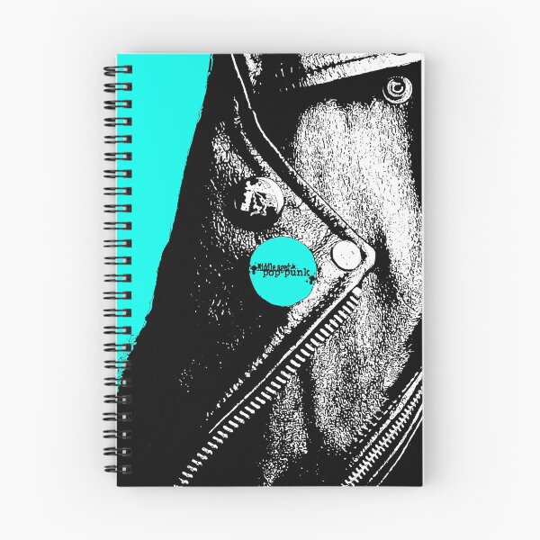 Item preview, Middle Aged Pop Punk Leather Jacket (Sea Foam Green Shirt) designed and sold by Getonboardman.