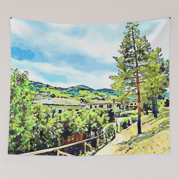 Item preview, Fognano: building and landscape designed and sold by Giuseppe Cocco.