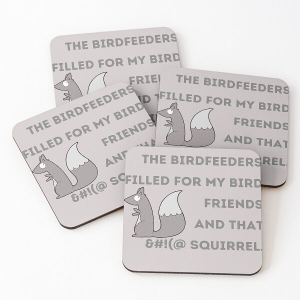 Item preview, Squirrels at the birdfeeders designed and sold by TheWaterBirds.