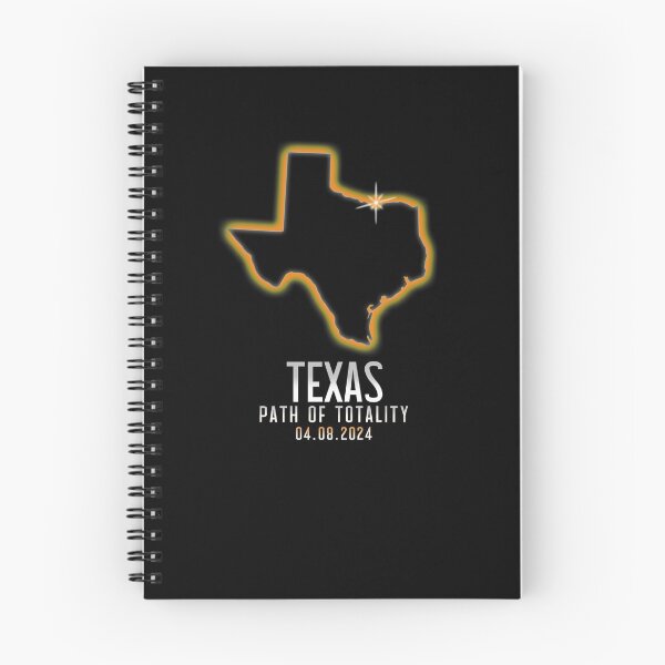 Item preview, Map Of Texas Path Of Totality 4.8.24 Total Solar Eclipse Gear designed and sold by DynamicDesign.