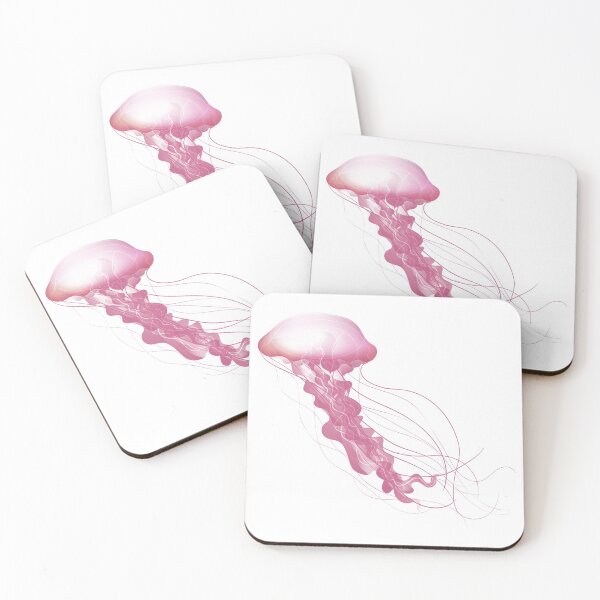Item preview, Pink Jellyfish Underwater Marine Animal designed and sold by treasure-crafts.