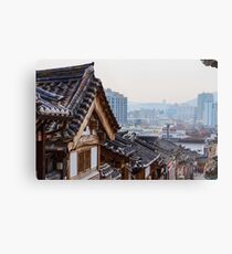Seoul Korea Old and New Metal Print