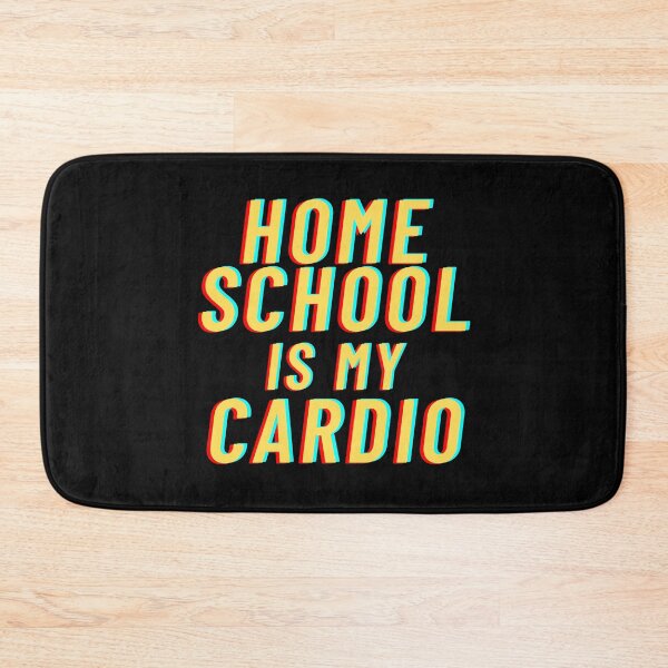Item preview, Home School Is My Cardio In Yellow designed and sold by Indra Agrawal.